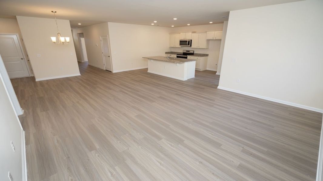 Representative unfurnished interior of a home built from the KERRY by D.R. Horton in The Reserve at Wild Horse, Conway (Image 29).