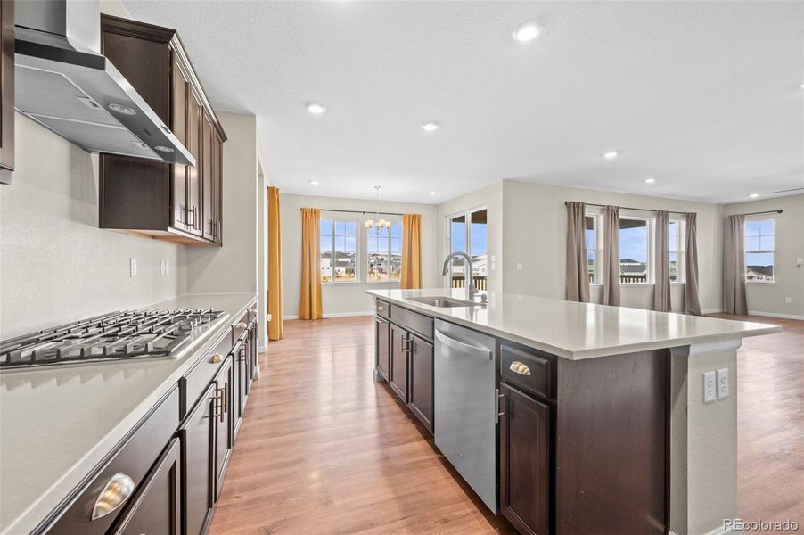Furnished interior view inside a new home in , Aurora (Image 12).
