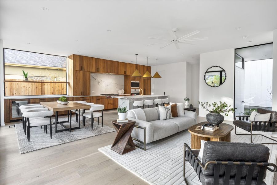 Furnished interior view inside a new home in , Austin (Image 8).