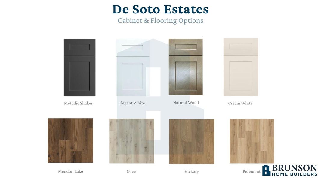 Cabinet & Flooring Selections Cabinet & Flooring Selections