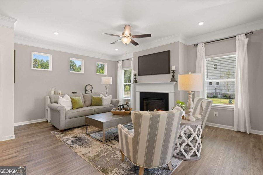 Furnished interior view inside a new home in Trellis Park, Hampton (Image 9).