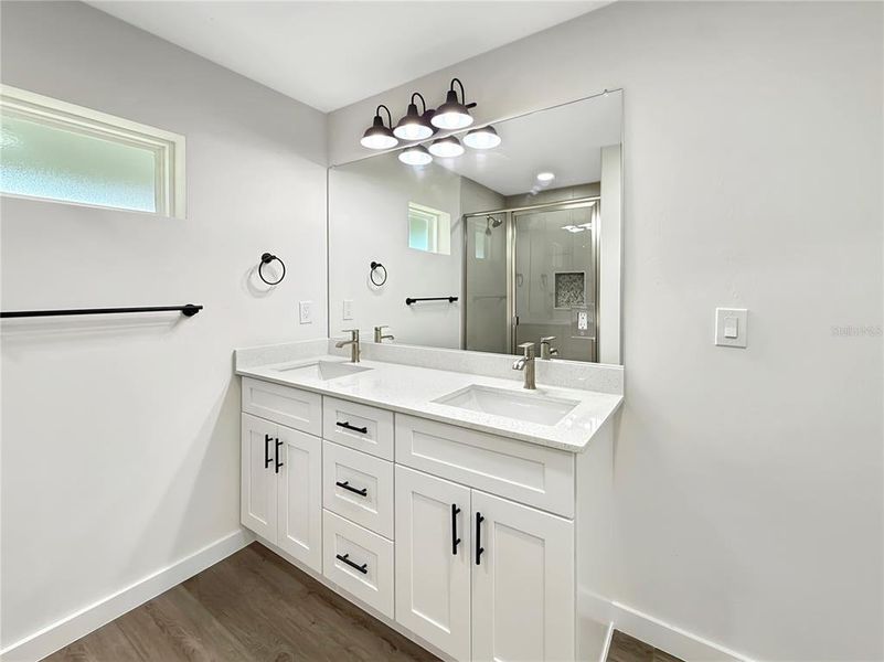 Primary Bathroom Double Vanity