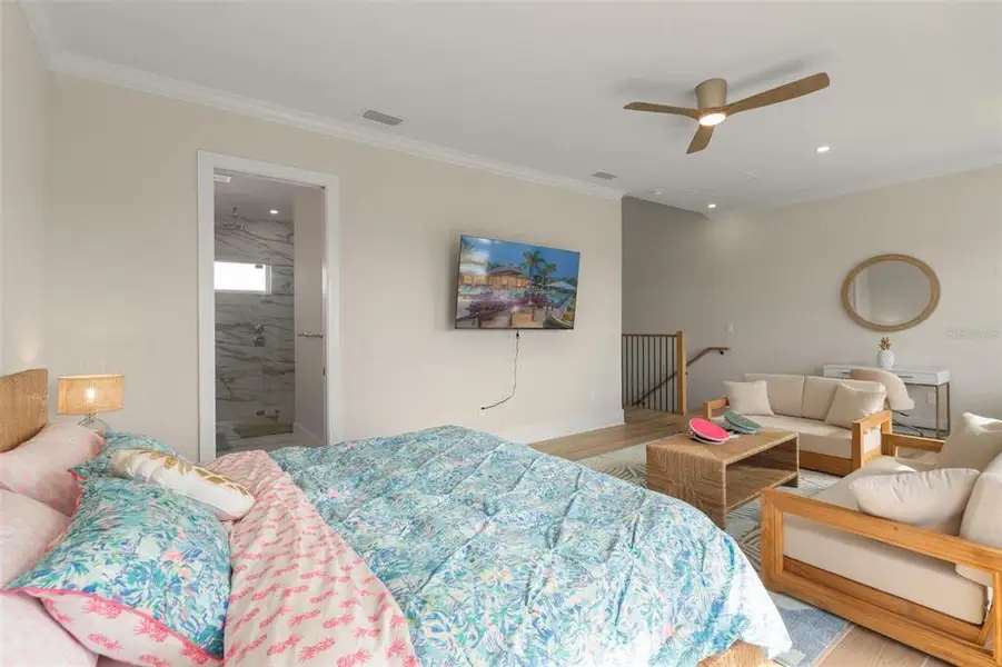 Furnished interior view inside a new home in , Madeira Beach (Image 12).