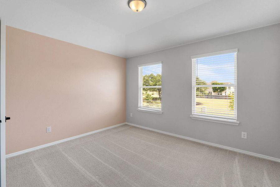Spacious, unfurnished interior of a new home in River Bluff, Leander (Image 30). Spacious, unfurnished interior of a new home in River Bluff, Leander (Image 30).