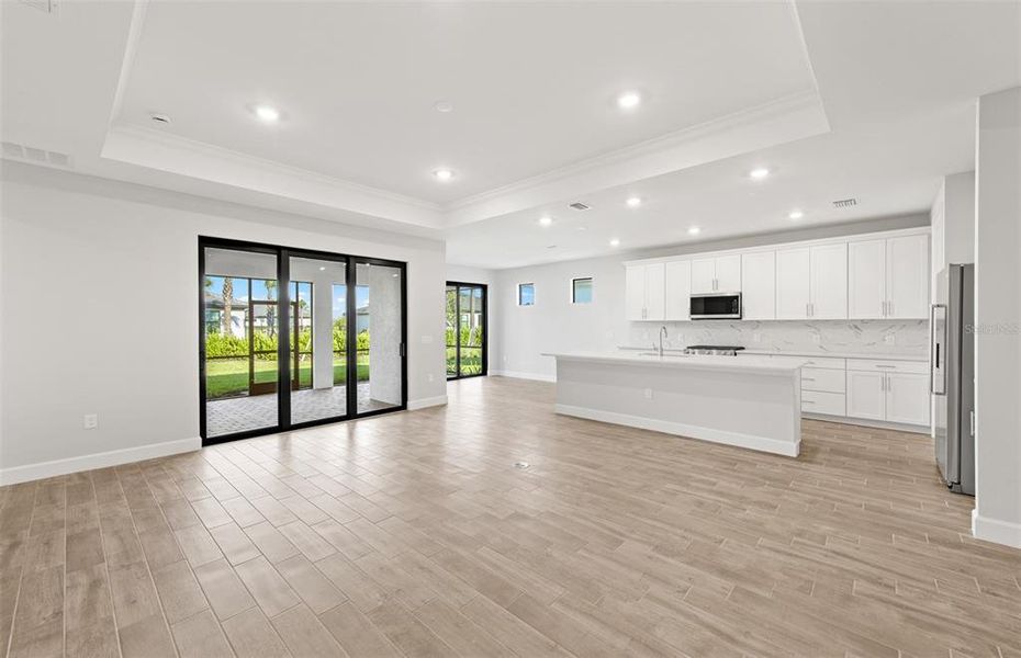 Spacious, unfurnished interior of a new home in Arbor Oaks, North Port (Image 20). Spacious, unfurnished interior of a new home in Arbor Oaks, North Port (Image 20).