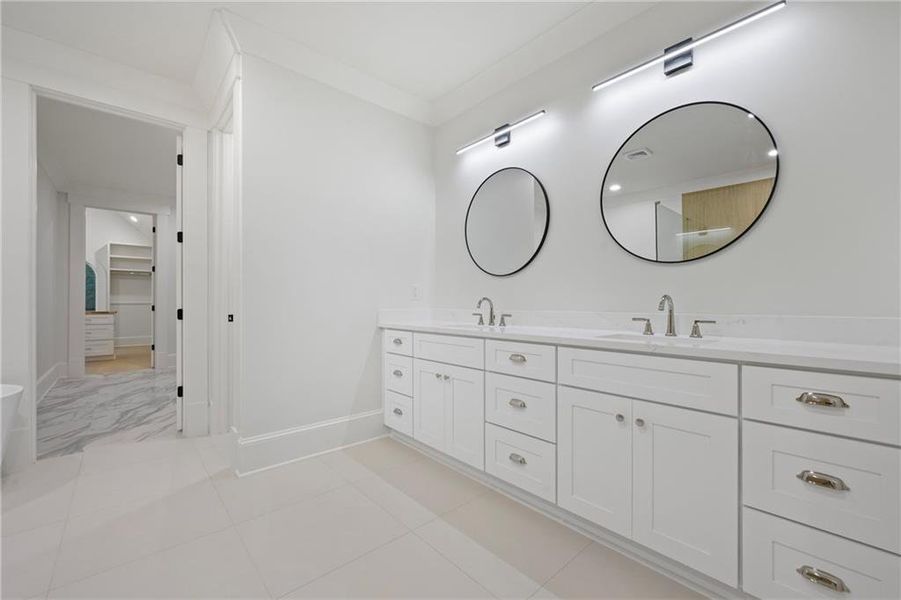 Furnished interior view inside a new home in , Dacula (Image 19).