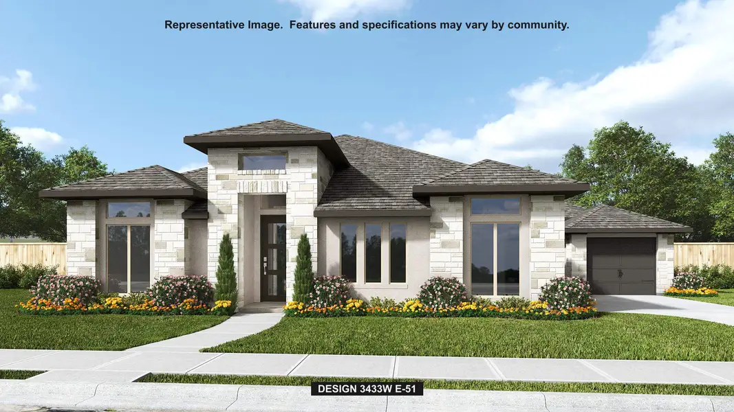 View of front facade featuring stone siding, concrete driveway, a high end roof, and a garage View of front facade featuring stone siding, concrete driveway, a high end roof, and a garage