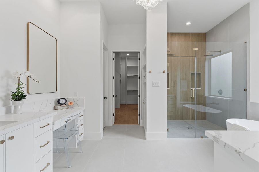 Furnished interior view inside a new home in , Houston (Image 7).