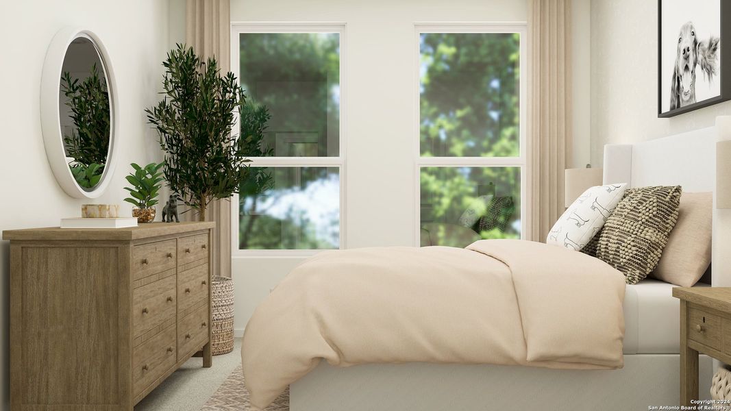 Furnished interior view inside a new home in Grace Valley, Cibolo (Image 2). Furnished interior view inside a new home in Grace Valley, Cibolo (Image 2).