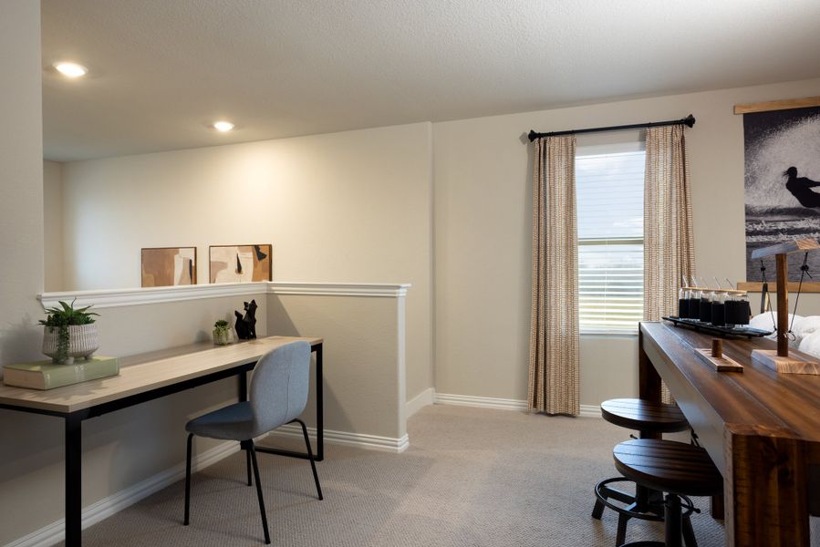 Furnished interior view inside a new home in Southridge - Spring Series, McKinney (Image 8).