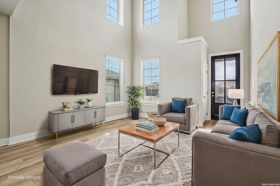 Furnished interior view inside a new home in Legendary Trails - Premier Series, Cibolo (Image 11).