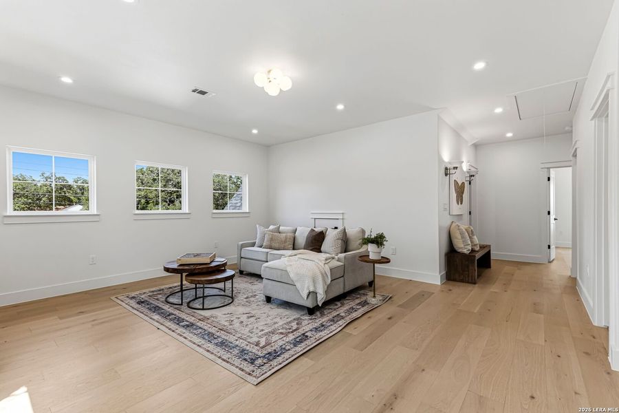 Furnished interior view inside a new home in , San Antonio (Image 34).