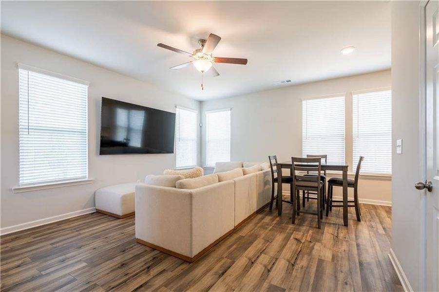 Furnished interior view inside a new home in , Atlanta (Image 37).