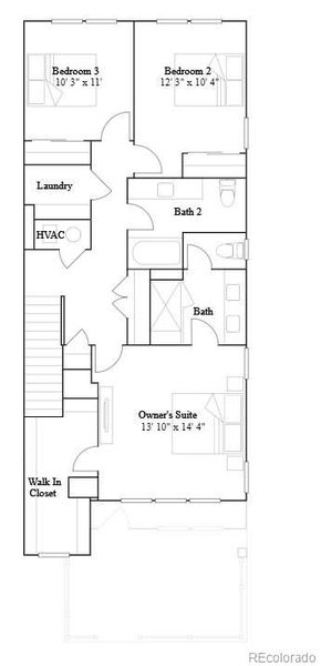 2D floor plan layout of this home in , Thornton, CO (Image 2). 2D floor plan layout of this home in , Thornton, CO (Image 2).