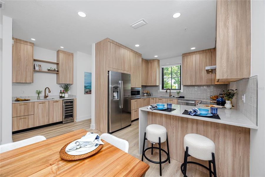 Furnished interior view inside a new home in , Tampa (Image 39).
