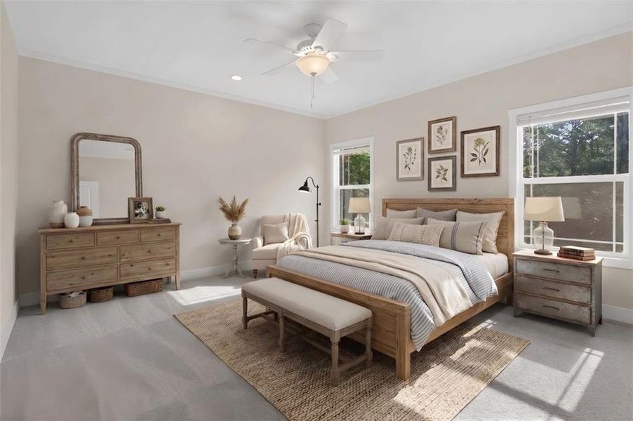 Furnished interior view inside a new home in , Waleska (Image 7).