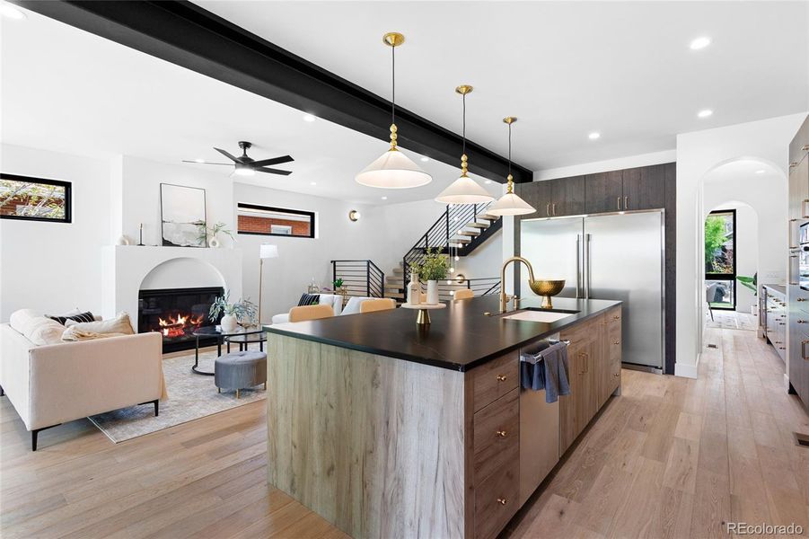 Furnished interior view inside a new home in , Denver (Image 9).