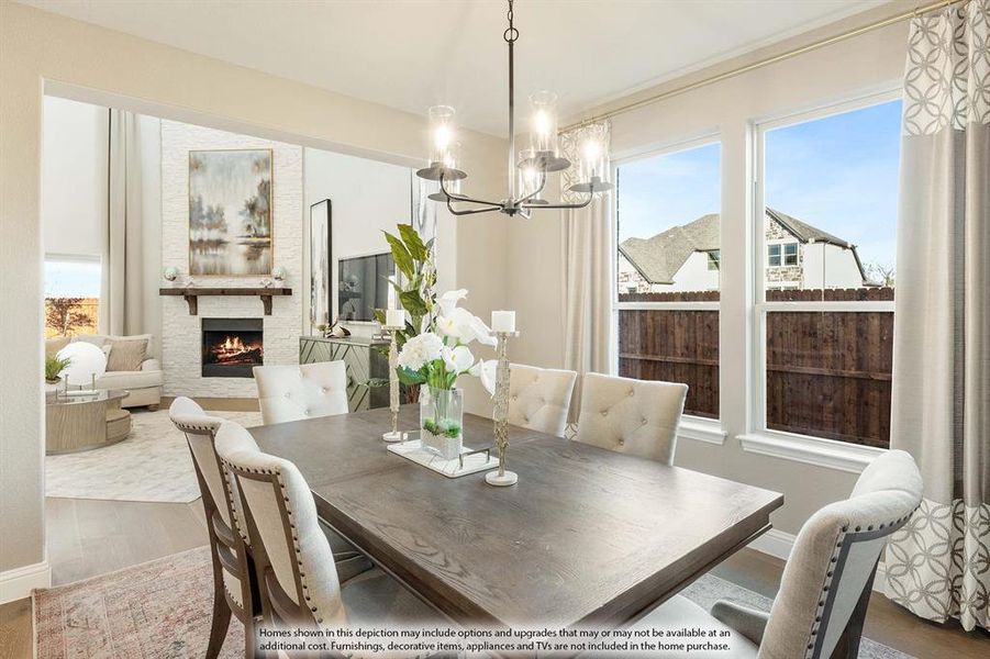 Furnished interior view inside a new home in Hampton Park, Glenn Heights (Image 13).