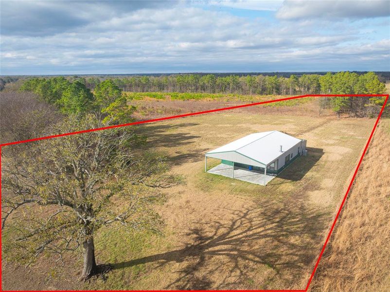 View of rural area featuring property boundaries highlighted