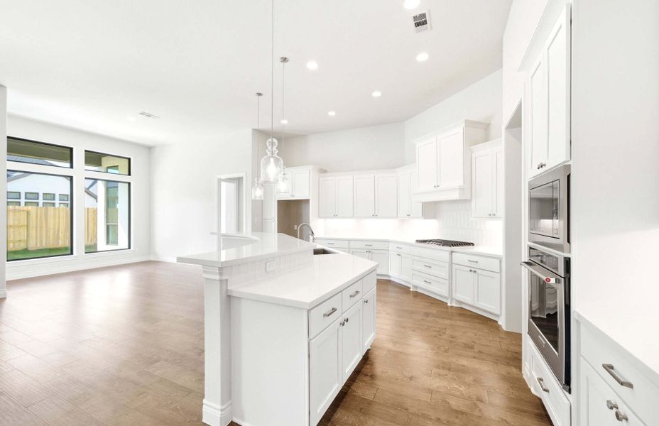 Representative furnished interior of a home built from the 2688AU by Ravenna Homes in Audubon 60′, Magnolia (Image 7).