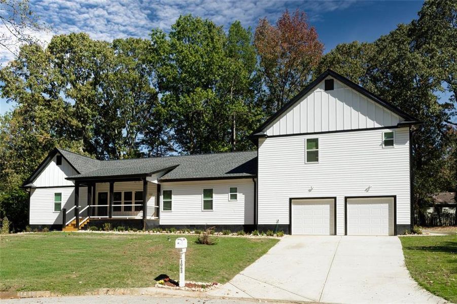 Exterior details and patio area of a home in , Stone Mountain (Image 25).
