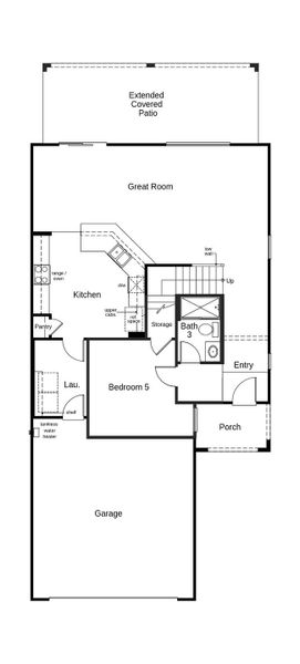 2D floor plan layout of this home in Entrada Del Toro at Rancho Sahuarita, Sahuarita, AZ (Image 2). 2D floor plan layout of this home in Entrada Del Toro at Rancho Sahuarita, Sahuarita, AZ (Image 2).
