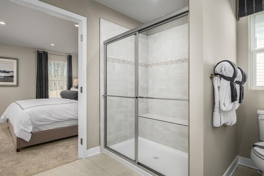 Furnished interior in a model home at Middle Creek Village Ranches in Bolivia (Image 13). Furnished interior in a model home at Middle Creek Village Ranches in Bolivia (Image 13).