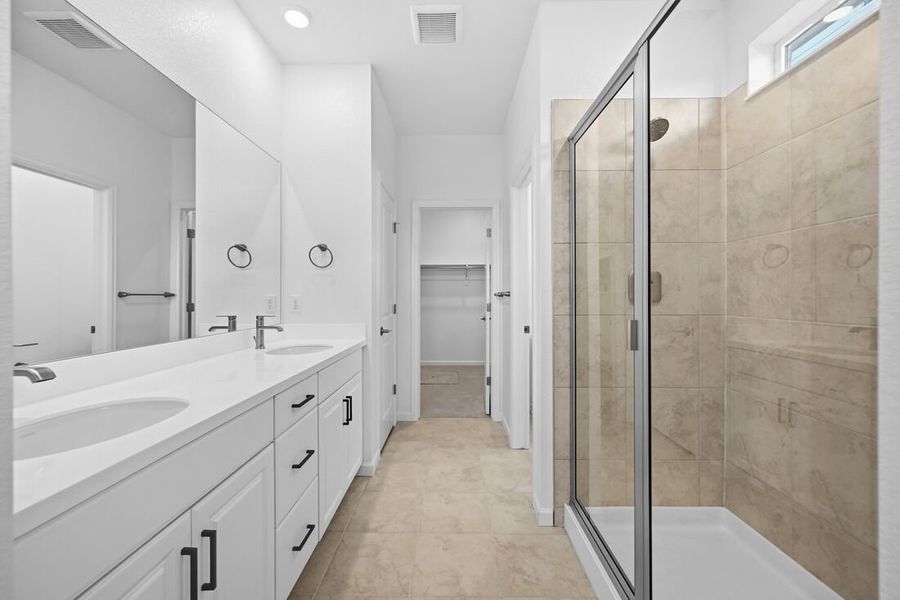 Furnished interior view inside a new home in Trailstone, Arvada (Image 14).