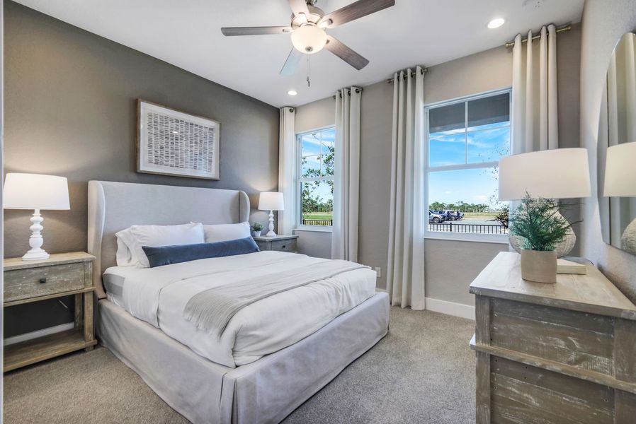 Representative furnished interior of a home built from the Charlotte II by William Ryan Homes in River Preserve Estates, Parrish (Image 8).