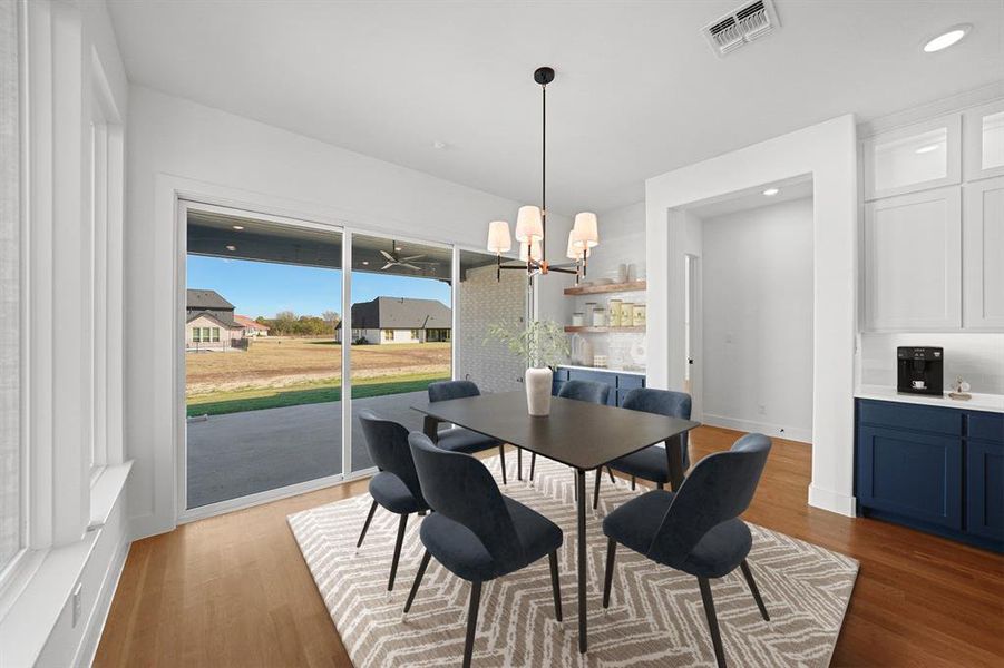 Furnished interior view inside a new home in King's Crossing - Phase 3, Parker (Image 26).