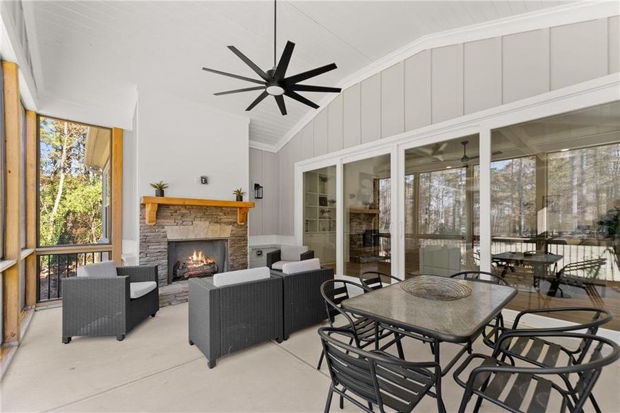 Exterior details and patio area of a home in , Gainesville (Image 4).