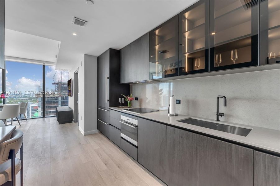 Furnished interior view inside a new home in , Miami (Image 36).