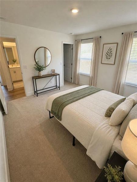 Furnished interior view inside a new home in , Dallas (Image 10).