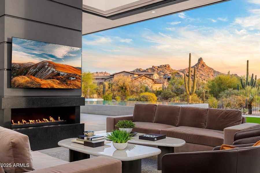 living room_sunset living room_sunset