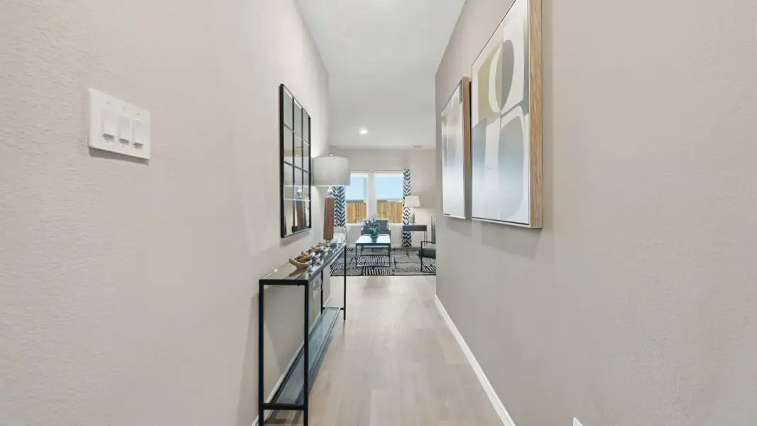 Furnished interior view inside a new home in Hadley Farms, Godley (Image 34).