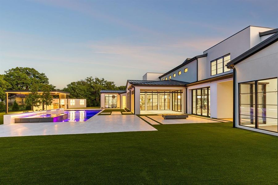 Exterior details and patio area of a home in , Southlake (Image 24). Exterior details and patio area of a home in , Southlake (Image 24).