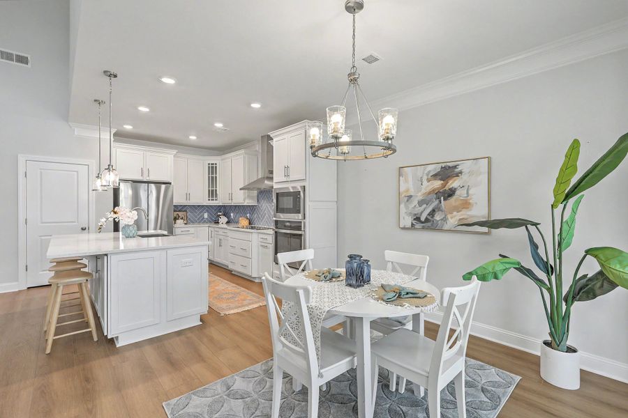 Furnished interior view inside a new home in Parker's Preserve, Ridgeville (Image 32).