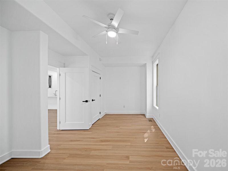 Finished basement bedroom