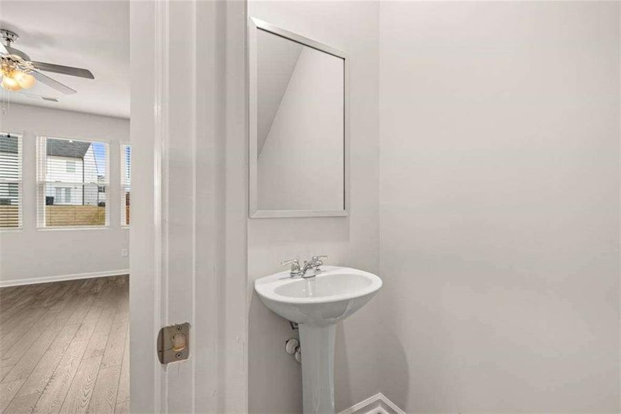 Furnished interior view inside a new home in Poplar Preserve, Newnan (Image 9).