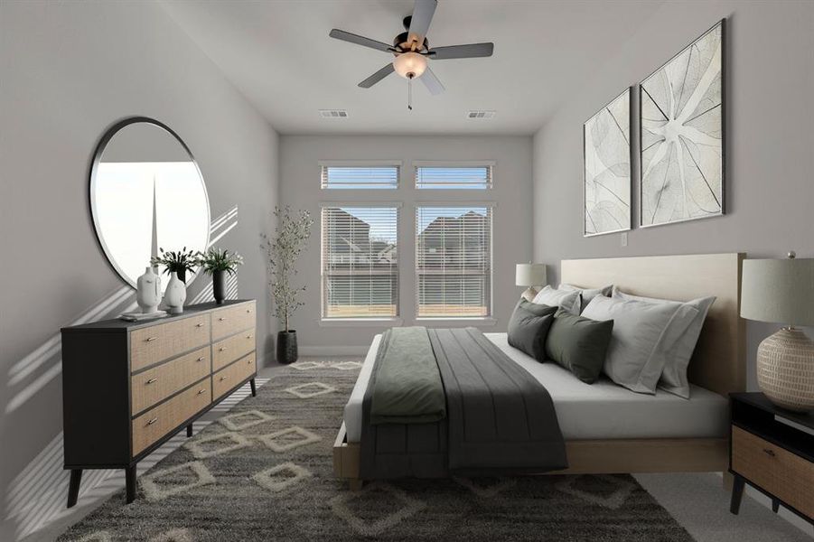 Furnished interior view inside a new home in Mantua Point Classics, Van Alstyne (Image 27).