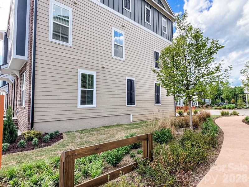 Exterior details and patio area of a home in , Charlotte (Image 20).