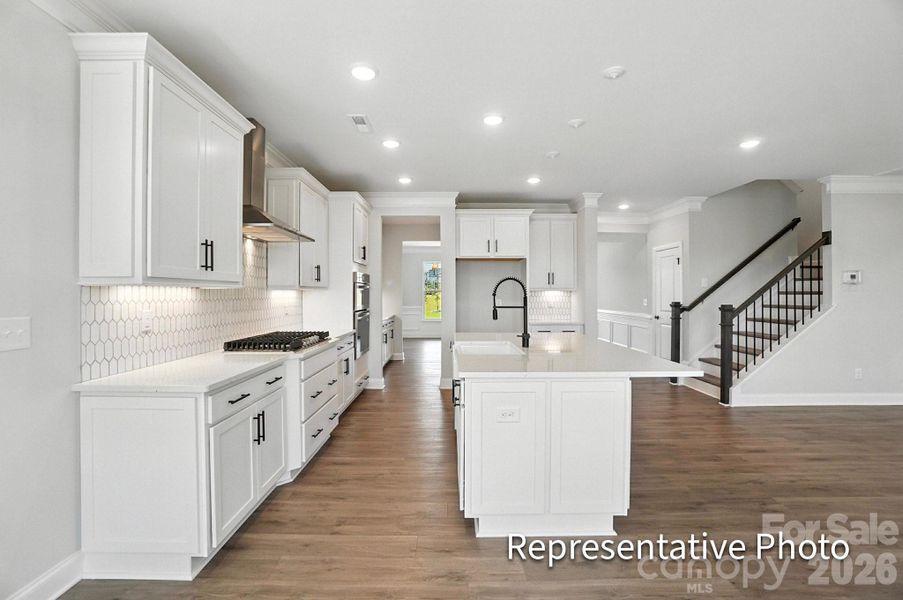 Furnished interior view inside a new home in , Sherrills Ford (Image 13).