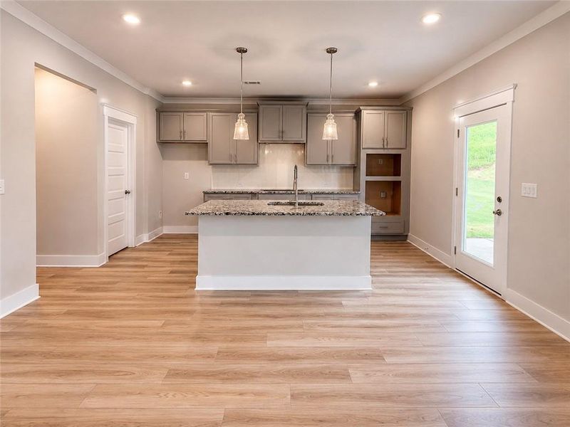 Furnished interior view inside a new home in Ponderosa Farms Estates, Gainesville (Image 6).