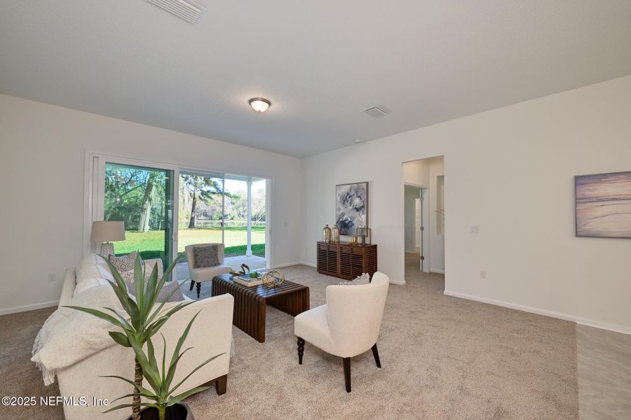 Furnished interior view inside a new home in , Jacksonville (Image 18).