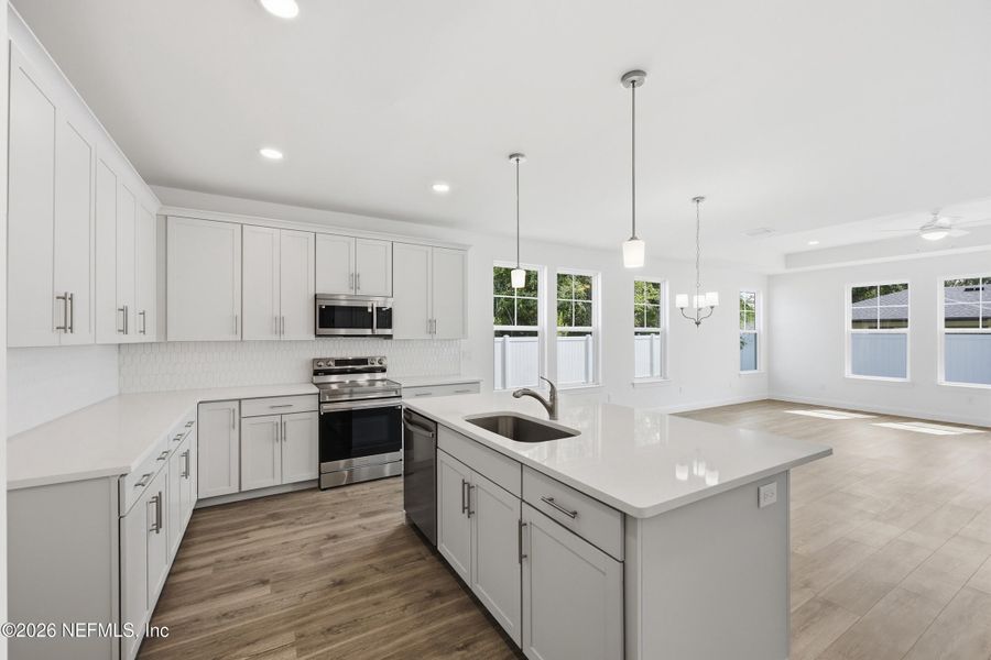 Furnished interior view inside a new home in Palm Coast Homes, Palm Coast (Image 8).