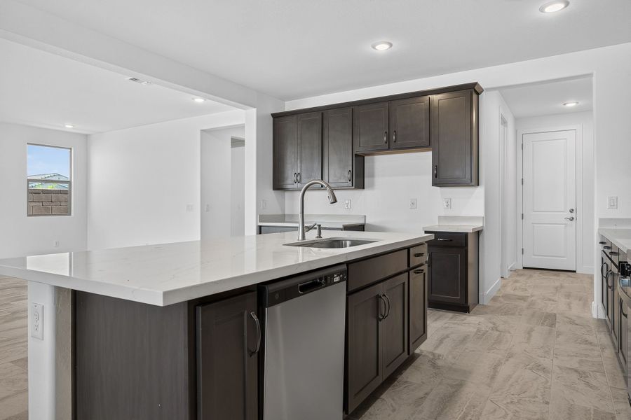 Furnished interior view inside a new home in The Grove at El Cidro, Goodyear (Image 11).