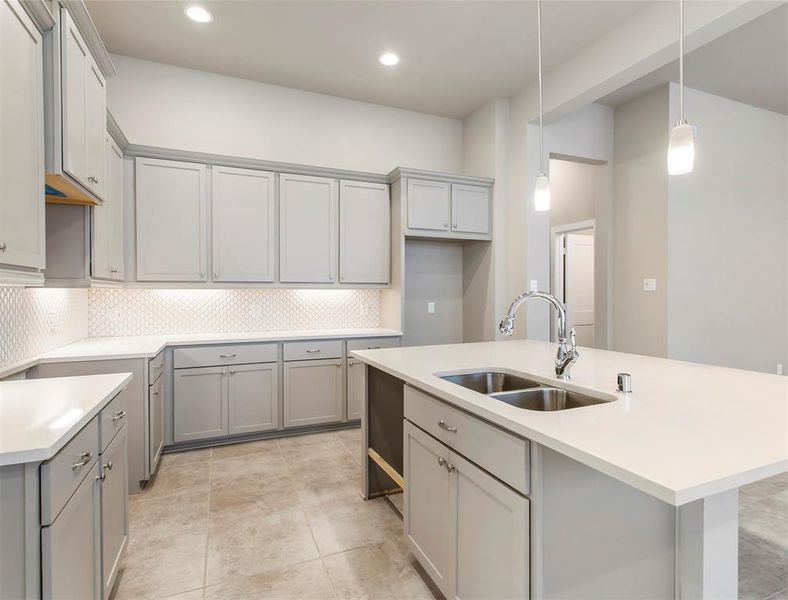 Furnished interior view inside a new home in Wood Leaf Reserve, Tomball (Image 12).