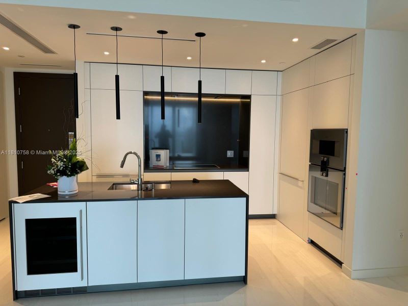 Furnished interior view inside a new home in Aston Martin Residences, Miami (Image 6).