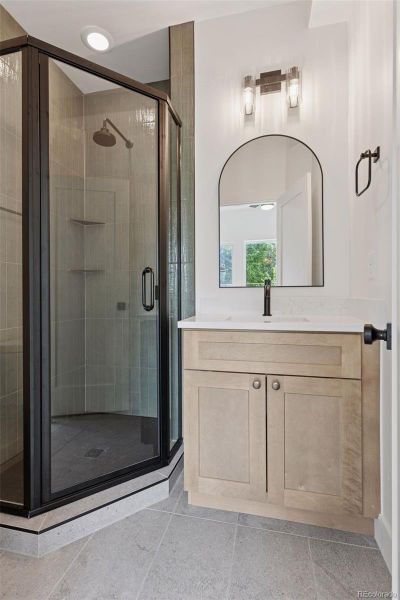 Furnished interior view inside a new home in , Denver (Image 16).