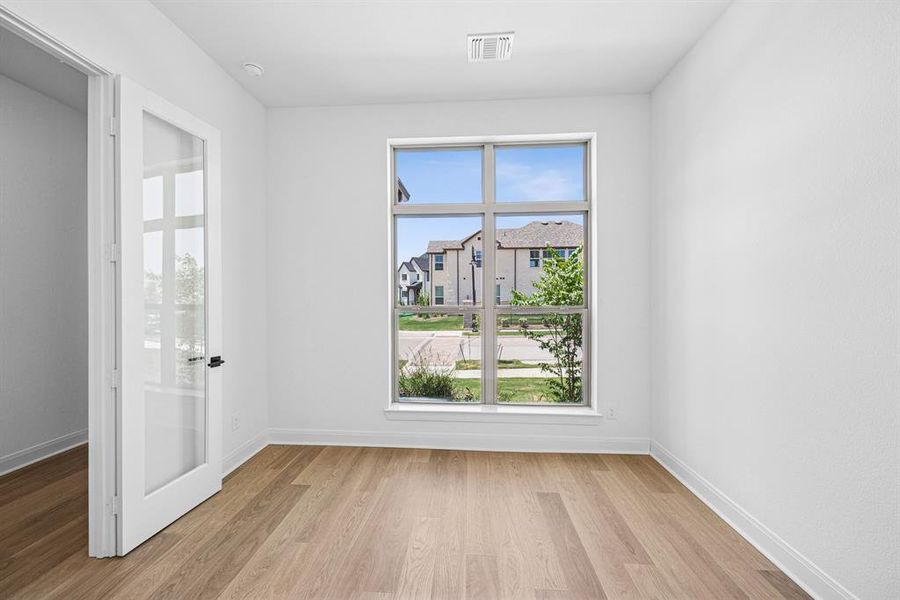 Spacious, unfurnished interior of a new home in Karis - Village Series, Crowley (Image 16). Spacious, unfurnished interior of a new home in Karis - Village Series, Crowley (Image 16).